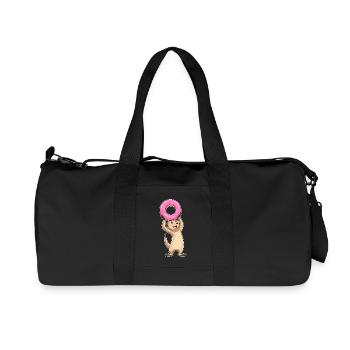 Meerkat Donut - Recycled Canvas Sports Bag by Stanley/Stella - black - Front