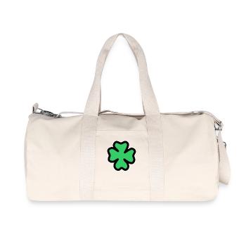trèfle à quatre feuilles - Sac de sport en toile recyclée Stanley/Stella - blanc naturel - Devant