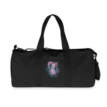 Aries Vaporwave - Recycled Canvas Sports Bag by Stanley/Stella - black - Front