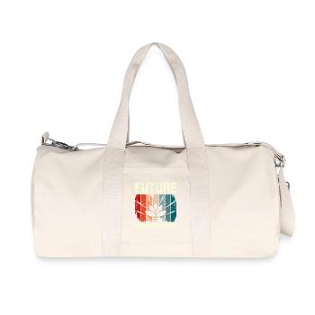 Futur acupuncteur - Sac de sport en toile recyclée Stanley/Stella - blanc naturel - Devant