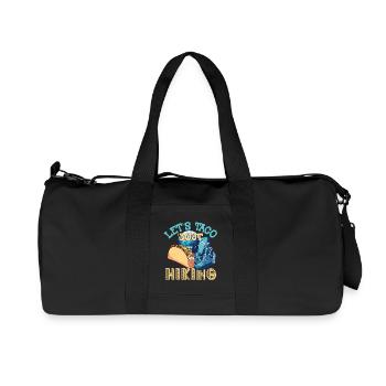 Randonnée Let’s Taco' Bout - Sac de sport en toile recyclée Stanley/Stella - noir - Devant