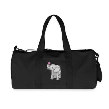 Elephant lollipops - Recycled Canvas Sports Bag by Stanley/Stella - black - Front