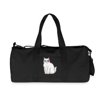 Lunettes pour chat - Sac de sport en toile recyclée Stanley/Stella - noir - Devant