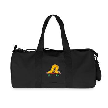 Caterpillar Skater Skateboard - Sac de sport en toile recyclée Stanley/Stella - noir - Devant