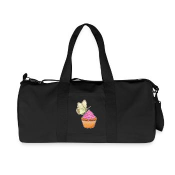 Muffin papillon - Sac de sport en toile recyclée Stanley/Stella - noir - Devant