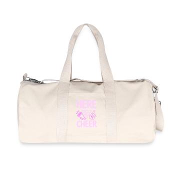 Here to cheer - Recycled Canvas Sports Bag by Stanley/Stella - natural - Front