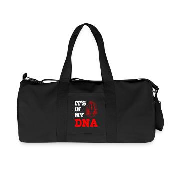 C’est dans mon ADN pilote de montgolfière - Sac de sport en toile recyclée Stanley/Stella - noir - Devant