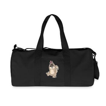 Squirrel - Recycled Canvas Sports Bag by Stanley/Stella - black - Front