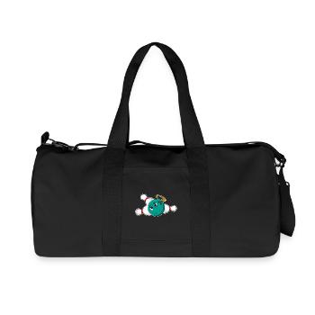Quille à boule de bowling - Sac de sport en toile recyclée Stanley/Stella - noir - Devant