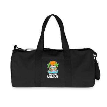 Urlaub - Recycelte Canvas-Sporttasche von Stanley/Stella - Schwarz - Vorne