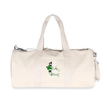 Verset religieux chrétien - Sac de sport en toile recyclée Stanley/Stella - blanc naturel - Devant