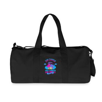 Zum Campen Zur Arbeit - Recycelte Canvas-Sporttasche von Stanley/Stella - Schwarz - Vorne