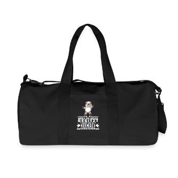 Schafe Schaf Schafzüchter Geschenk - Recycelte Canvas-Sporttasche von Stanley/Stella - Schwarz - Vorne