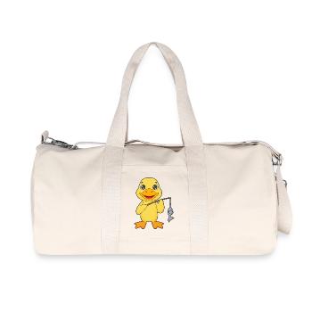 Pêche au poisson canard pêcheur - Sac de sport en toile recyclée Stanley/Stella - blanc naturel - Devant
