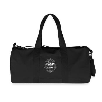 A legend was born in January 1953, 70. - Recycled Canvas Sports Bag by Stanley/Stella - black - Front