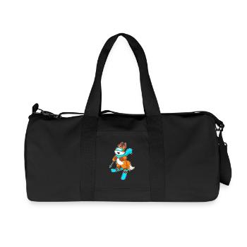 Fuchs Skier Ski - Recycled Canvas Sports Bag by Stanley/Stella - black - Front