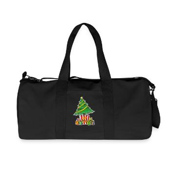 WeihnachtenKino Serie Filme anschauen - Recycelte Canvas-Sporttasche von Stanley/Stella - Schwarz - Vorne