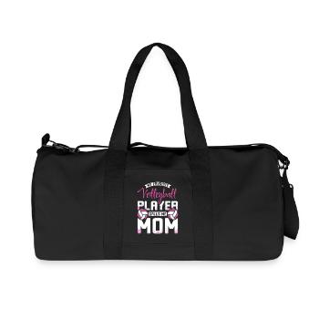 My favorite volleyball player calls me mom - Recycled Canvas Sports Bag by Stanley/Stella - black - Front