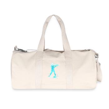 Splash Winter Sports Biathlon Biathlete Skiing - Recycled Canvas Sports Bag by Stanley/Stella - natural - Front