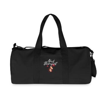 Thérapeute des ongles Drôle de nail - Sac de sport en toile recyclée Stanley/Stella - noir - Devant