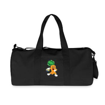 Carotte Handballeur Handball Handball - Sac de sport en toile recyclée Stanley/Stella - noir - Devant