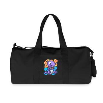 Cadeau d’anniversaire Enfant Anniversaire Noël Cookies - Sac de sport en toile recyclée Stanley/Stella - noir - Devant