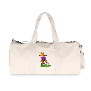 Fox Tennis Rackets - Recycled Canvas Sports Bag by Stanley/Stella - natural - Front