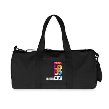 60E ANNIVERSAIRE ÉDITION LIMITÉE 1966 - Sac de sport en toile recyclée Stanley/Stella - noir - Devant
