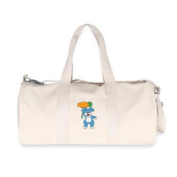 Hase Luftballon - Recycelte Canvas-Sporttasche von Stanley/Stella - Naturweiß - Vorne