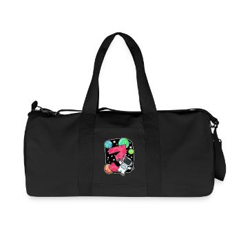 3 years old Young astronaut - Three years old - Recycled Canvas Sports Bag by Stanley/Stella - black - Front