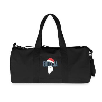 Joueur de boccia Père Noël Boules Boccia - Sac de sport en toile recyclée Stanley/Stella - noir - Devant