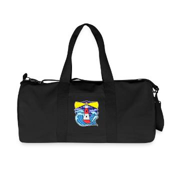 Lighthouse Coast Sea Sea - Recycled Canvas Sports Bag by Stanley/Stella - black - Front