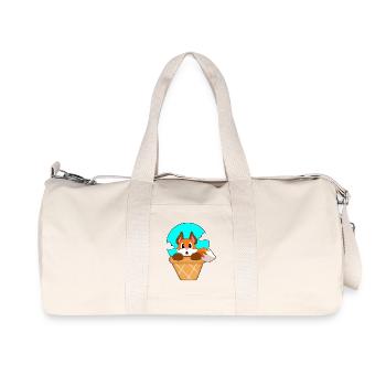 Fuchs Ice Cone - Recycled Canvas Sports Bag by Stanley/Stella - natural - Front