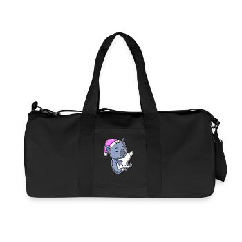 Bat - Recycled Canvas Sports Bag by Stanley/Stella - black - Front