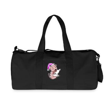 Antilope - Sac de sport en toile recyclée Stanley/Stella - noir - Devant