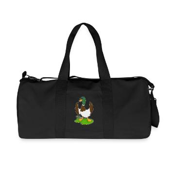Lunettes de soleil de canard - Sac de sport en toile recyclée Stanley/Stella - noir - Devant