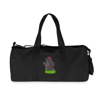 Jogging Taupe Sports de jogging - Sac de sport en toile recyclée Stanley/Stella - noir - Devant