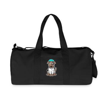 Vétérinaire - Sac de sport en toile recyclée Stanley/Stella - noir - Devant