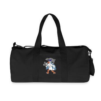 Mouette de la mer du Nord avec ancre - Sac de sport en toile recyclée Stanley/Stella - noir - Devant