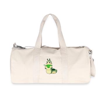 Feuille de nourriture de chenille - Sac de sport en toile recyclée Stanley/Stella - blanc naturel - Devant