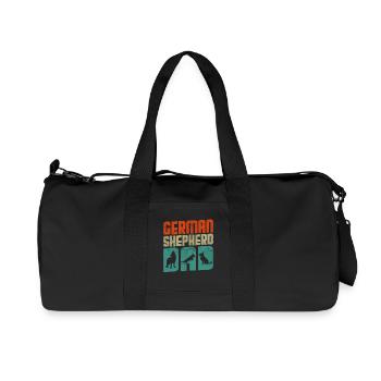 German Shepherd - Recycled Canvas Sports Bag by Stanley/Stella - black - Front