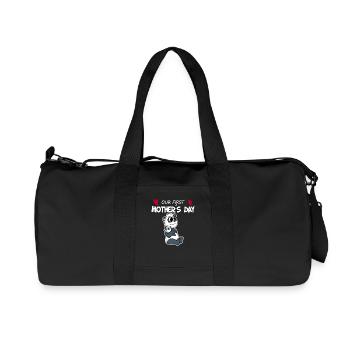 Mother's Day - First Mother's Day Gift - Recycled Canvas Sports Bag by Stanley/Stella - black - Front