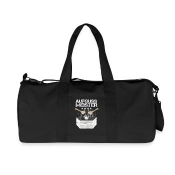 Sauna Aufguss Meister - Recycelte Canvas-Sporttasche von Stanley/Stella - Schwarz - Vorne