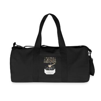 Sauna Aufguss Meister - Recycelte Canvas-Sporttasche von Stanley/Stella - Schwarz - Vorne