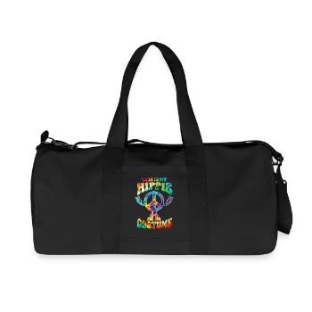 Hippie Costume Peace Love Tie Dye - Recycled Canvas Sports Bag by Stanley/Stella - black - Front