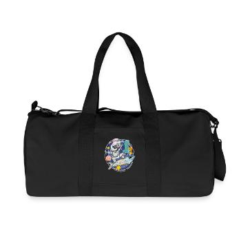 1 an - Inscription - Gagnant - Sac de sport en toile recyclée Stanley/Stella - noir - Devant