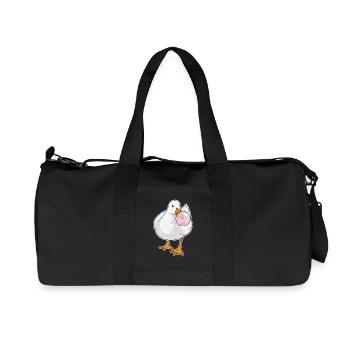 Gomme à mâcher de canard - Sac de sport en toile recyclée Stanley/Stella - noir - Devant