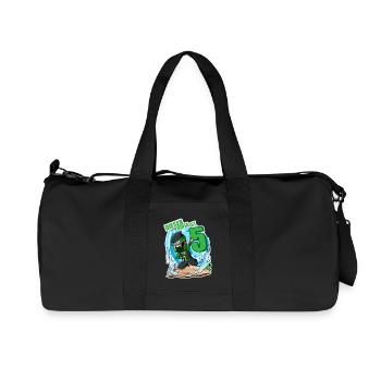 5. Geburtstag Junge Ninja Grün - Recycelte Canvas-Sporttasche von Stanley/Stella - Schwarz - Vorne