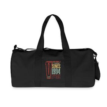 1994 Geburtstag Geburtsjahr Baujahr Vintage Retro - Recycelte Canvas-Sporttasche von Stanley/Stella - Schwarz - Vorne