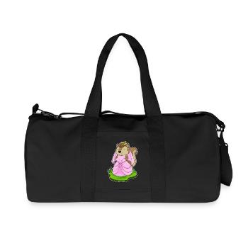 Eichhörnchen Braut Schleier Hochzeit - Recycelte Canvas-Sporttasche von Stanley/Stella - Schwarz - Vorne